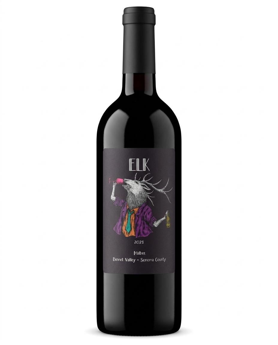 Elk Malbec Bennet Valley Sonoma County 2021