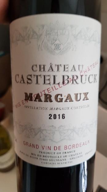Chateau Castelbruck Margaux 2020 1.5L Magnum