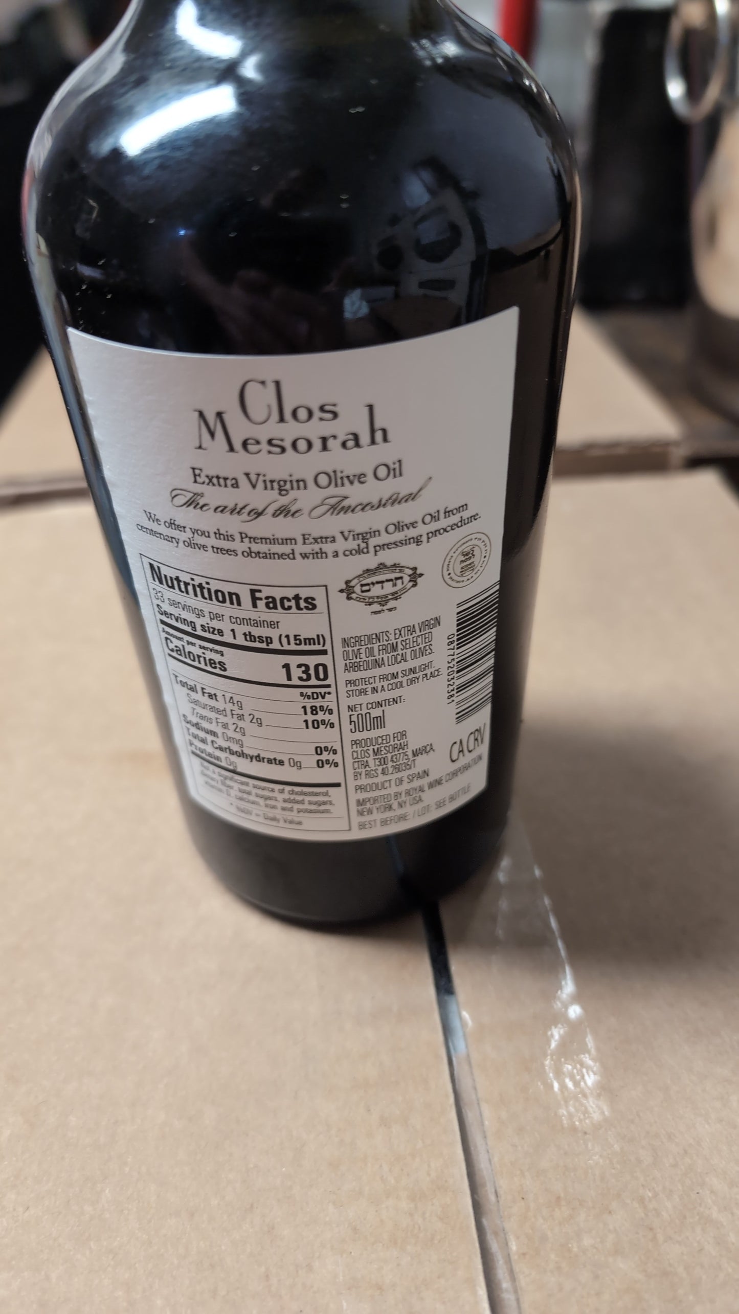Clos Mesorah Extra Virgin Olive Oil