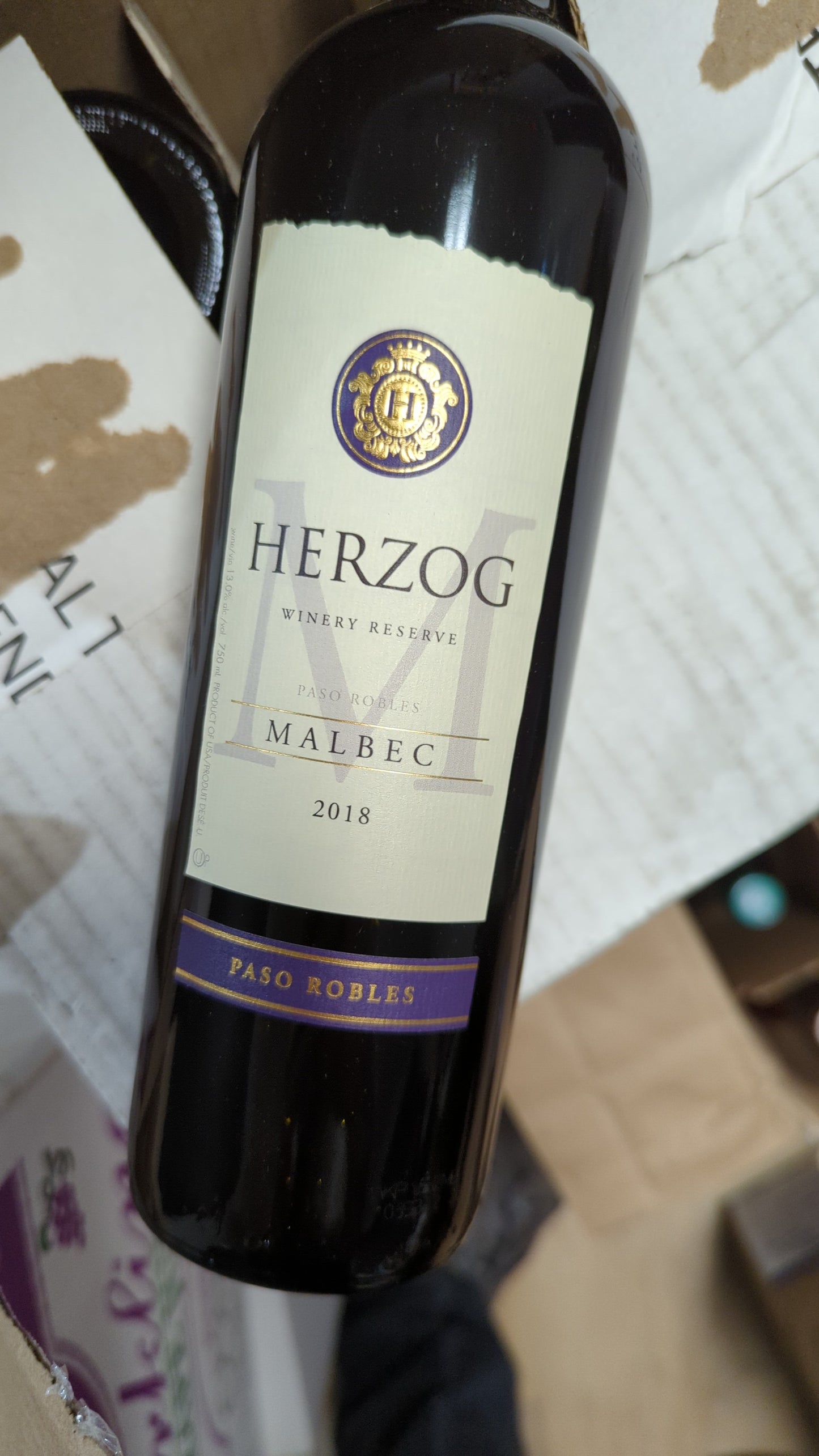 Herzog Malbec Paso Robles 2018