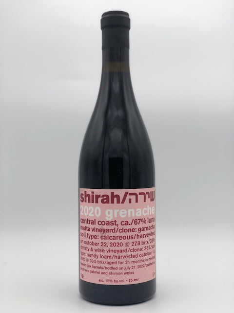 Shirah Grenache 2020