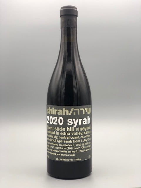 Shirah Slide Hill Syrah 2020