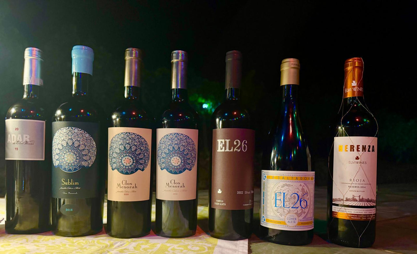 Wine dinner with David Cohen Elvi Clos Mesora February 9